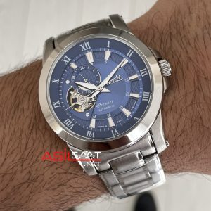 Seiko Premier Open Heart 42mm Mavi Kadran 4R39