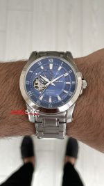 Seiko Premier Open Heart 42mm Mavi Kadran 4R39