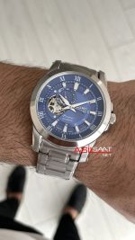 Seiko Premier Open Heart 42mm Mavi Kadran 4R39