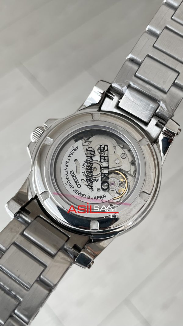 Seiko Premier Open Heart 42mm Mavi Kadran 4R39