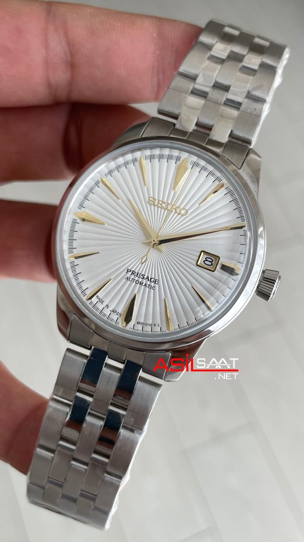 Seiko Presage Beyaz Kadran Silver 40mm Replika Saat Seiko Presage Beyaz Kadran Silver 40mm Replika Saat