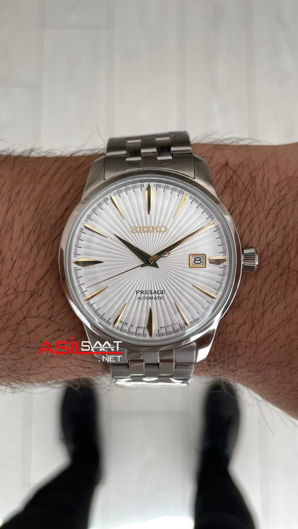 Seiko Presage Beyaz Kadran Silver 40mm Replika Saat Seiko Presage Beyaz Kadran Silver 40mm Replika Saat