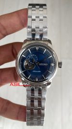 Seiko Presage Blue Acapulco Cocktail Open Heart 40mm Mavi 4R39
