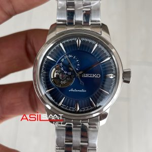 Seiko Presage Blue Acapulco Cocktail Open Heart 40mm Mavi 4R39