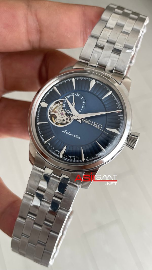 Seiko Presage Blue Acapulco Cocktail Open Heart 40mm Mavi 4R39