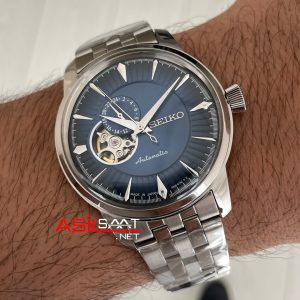 Seiko Presage Blue Acapulco Cocktail Open Heart 40mm Mavi 4R39