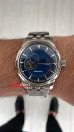 Seiko Presage Blue Acapulco Cocktail Open Heart 40mm Mavi 4R39