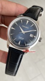 Seiko Presage Mavi Kadran 40mm Deri Kayış