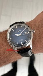 Seiko Presage Mavi Kadran 40mm Deri Kayış