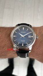Seiko Presage Mavi Kadran 40mm Deri Kayış
