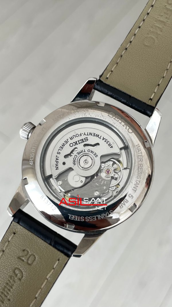 Seiko Presage Mavi Kadran 40mm Deri Kayış Seiko Presage Mavi Kadran 40mm Deri Kayış