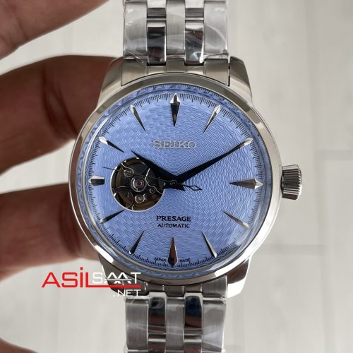 Seiko Presage Open Heart Coktail 40mm Buz Mavisi 4R38