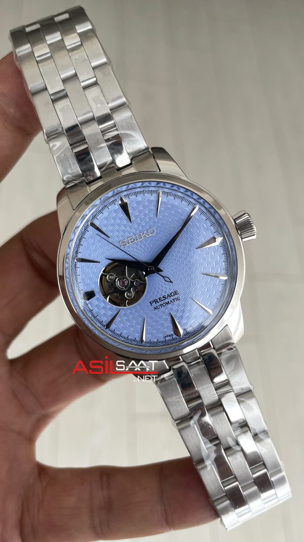 Seiko Presage Open Heart Coktail 40mm Buz Mavisi 4R38