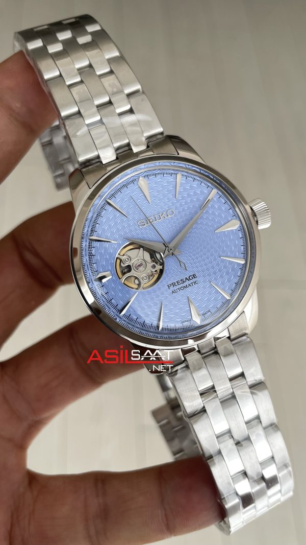 Seiko Presage Open Heart Coktail 40mm Buz Mavisi 4R38