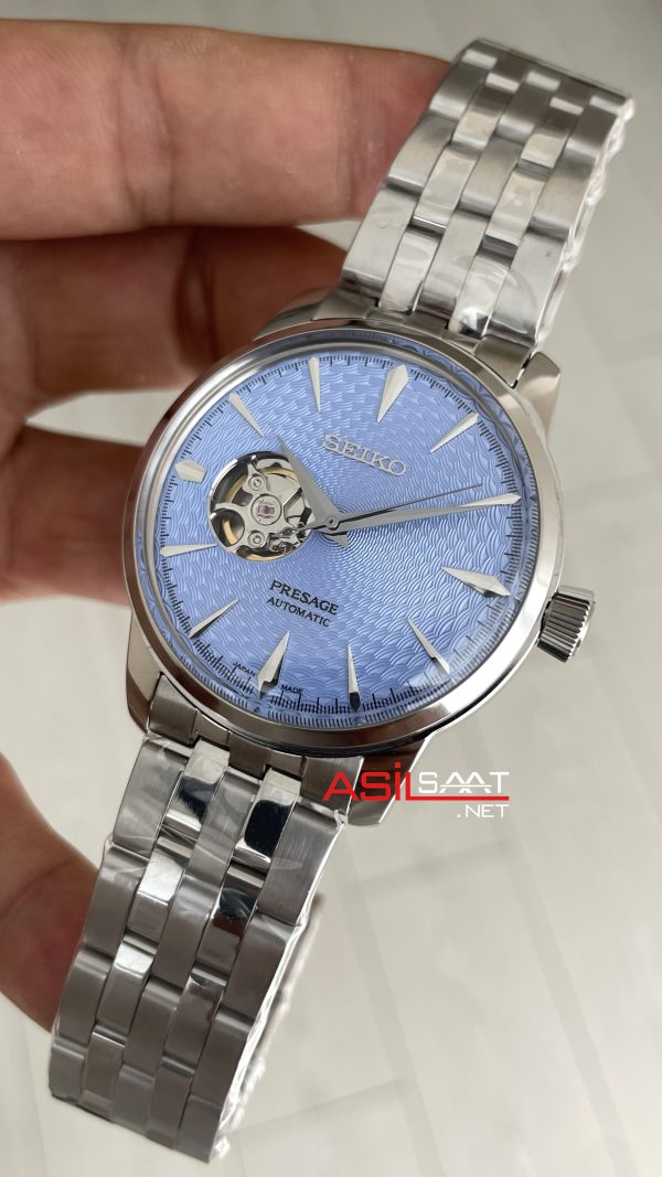 Seiko Presage Open Heart Coktail 40mm Buz Mavisi 4R38