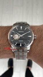 Seiko Presage Open Heart Coktail 40mm Gri Kadran 4R38