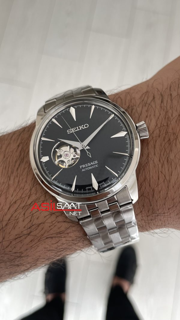 Seiko Presage Open Heart Coktail 40mm Gri Kadran 4R38