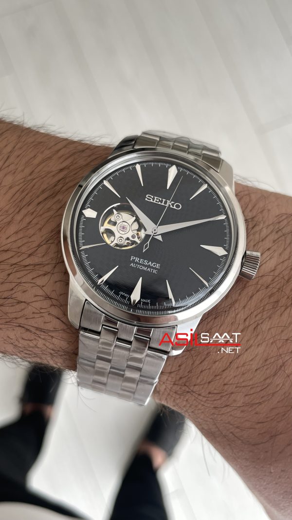 Seiko Presage Open Heart Coktail 40mm Gri Kadran 4R38