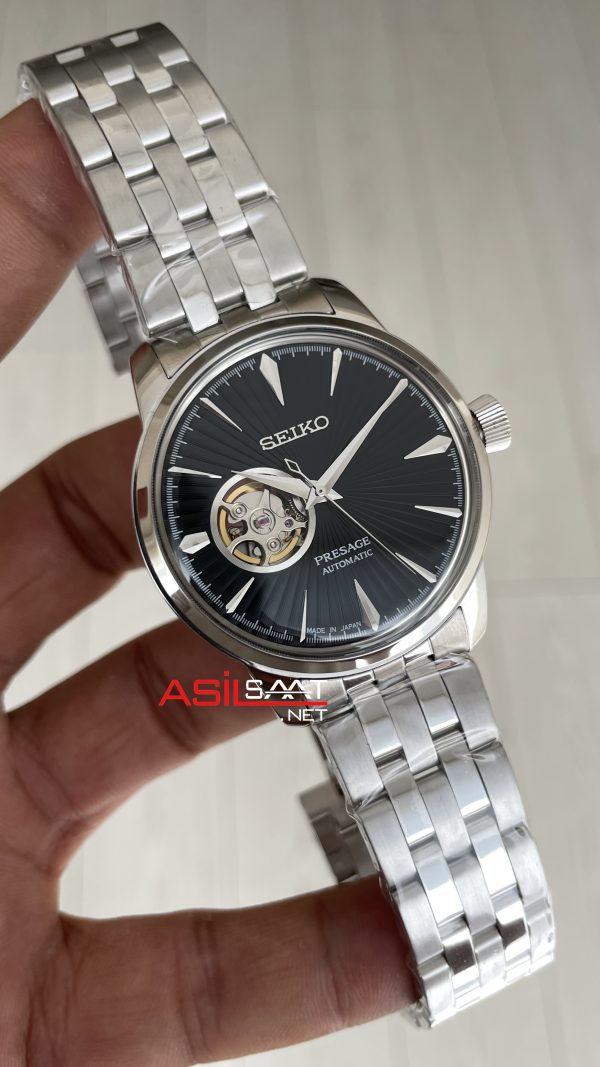Seiko Presage Open Heart Coktail 40mm Siyah Kadran 4R38