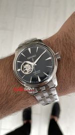 Seiko Presage Open Heart Coktail 40mm Siyah Kadran 4R38