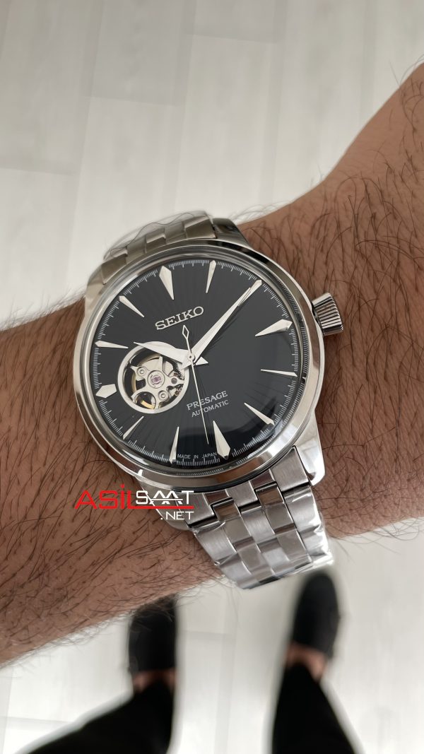 Seiko Presage Open Heart Coktail 40mm Siyah Kadran 4R38