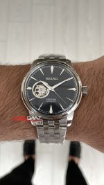 Seiko Presage Open Heart Coktail 40mm Siyah Kadran 4R38