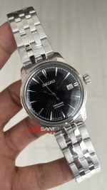 Seiko Presage Siyah 40mm Replika Saat