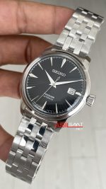 Seiko Presage Siyah 40mm Replika Saat