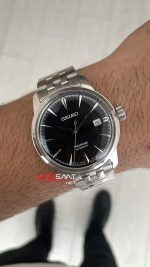 Seiko Presage Siyah 40mm Replika Saat