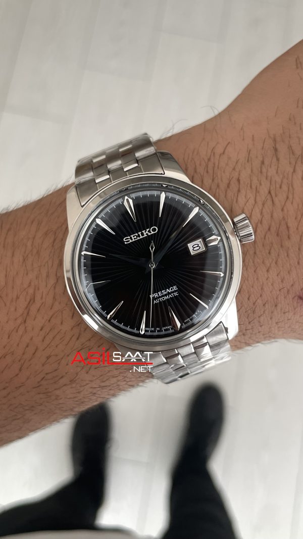 Seiko Presage Siyah 40mm Replika Saat Seiko Presage Siyah 40mm Replika Saat