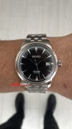 Seiko Presage Siyah 40mm Replika Saat
