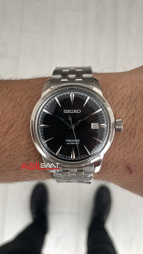 Seiko Presage Siyah 40mm Replika Saat Seiko Presage Siyah 40mm Replika Saat