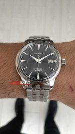 Seiko Presage Siyah 40mm Replika Saat