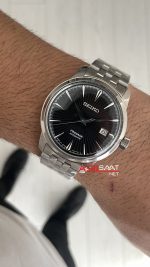 Seiko Presage Siyah 40mm Replika Saat