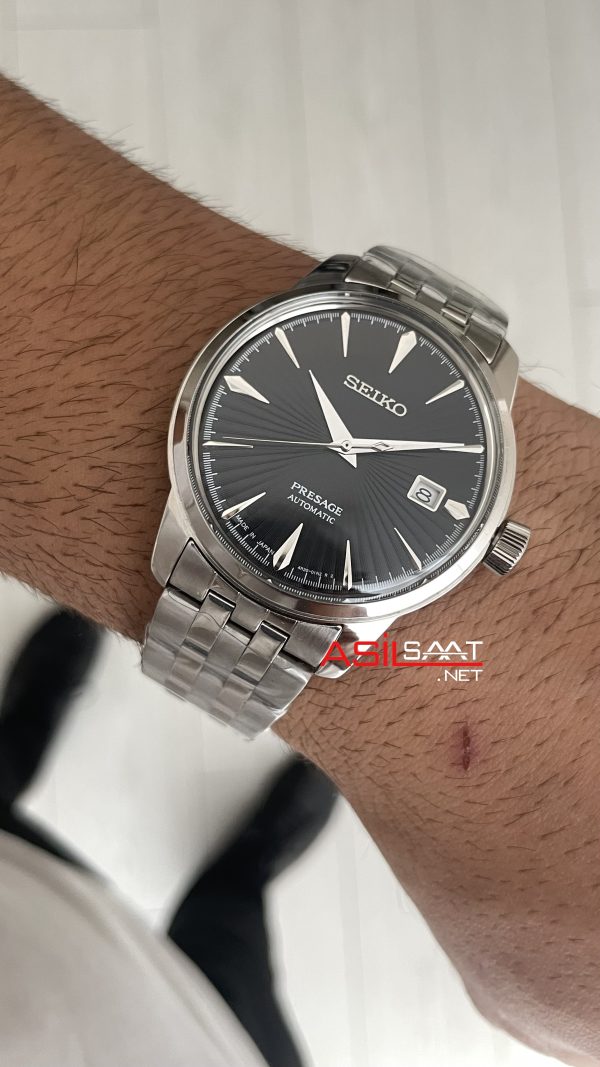 Seiko Presage Siyah 40mm Replika Saat Seiko Presage Siyah 40mm Replika Saat