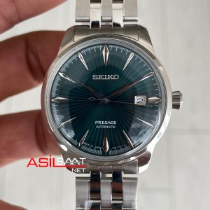 Seiko Presage Yeşil Kadran Silver 40mm Replika Saat