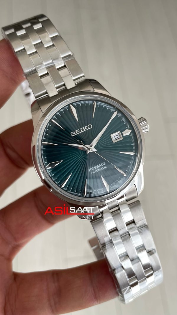 Seiko Presage Yeşil Kadran Silver 40mm Replika Saat Seiko Presage Yeşil Kadran Silver 40mm Replika Saat