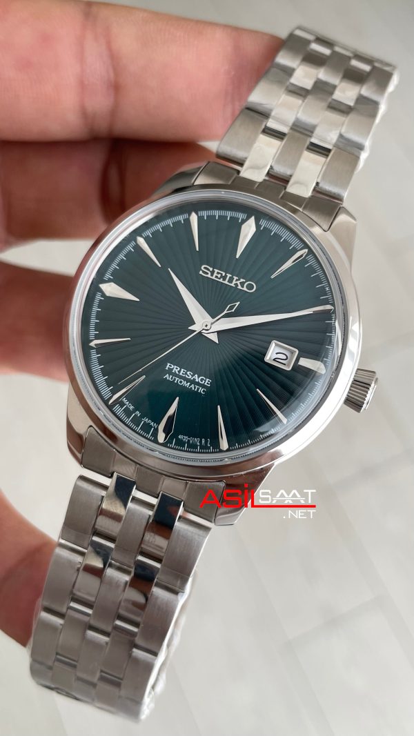 Seiko Presage Yeşil Kadran Silver 40mm Replika Saat Seiko Presage Yeşil Kadran Silver 40mm Replika Saat