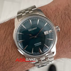 Seiko Presage Yeşil Kadran Silver 40mm Replika Saat