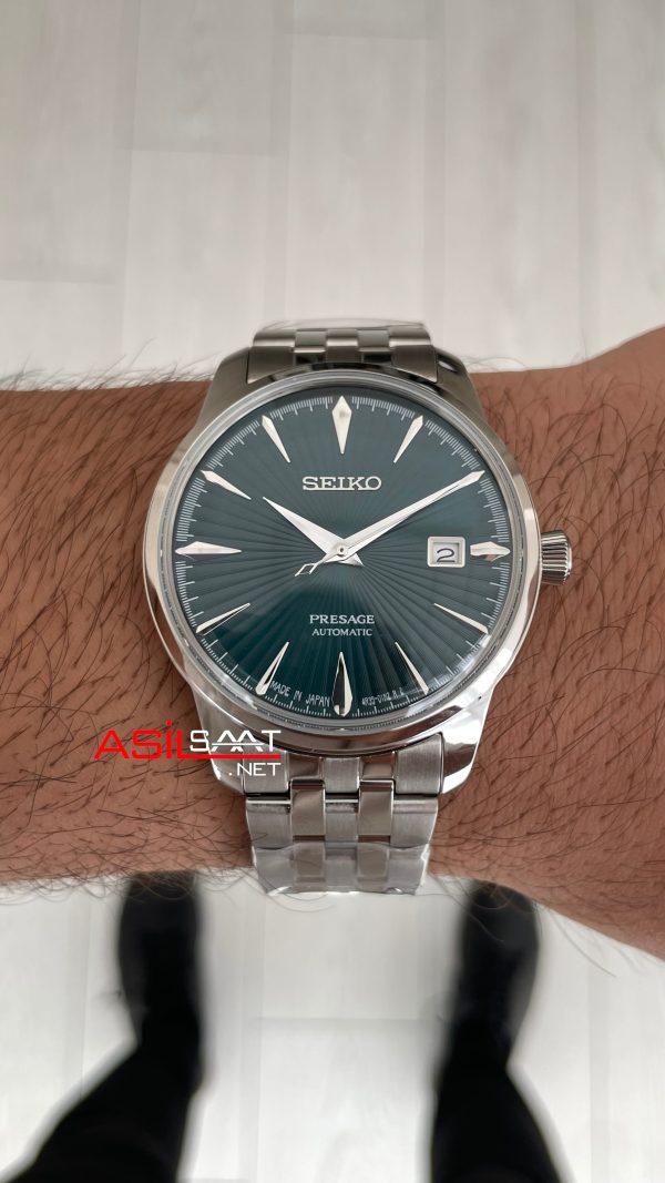 Seiko Presage Yeşil Kadran Silver 40mm Replika Saat Seiko Presage Yeşil Kadran Silver 40mm Replika Saat