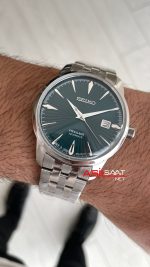 Seiko Presage Yeşil Kadran Silver 40mm Replika Saat