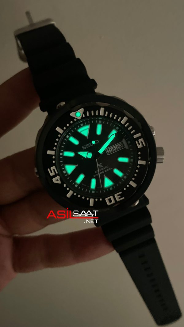 Seiko Prospex Tuna Diver's 200M Black Ceramic 51mm Erkek Kol Saati Seiko Prospex Tuna Diver's 200M Black Ceramic 51mm Erkek Kol Saati