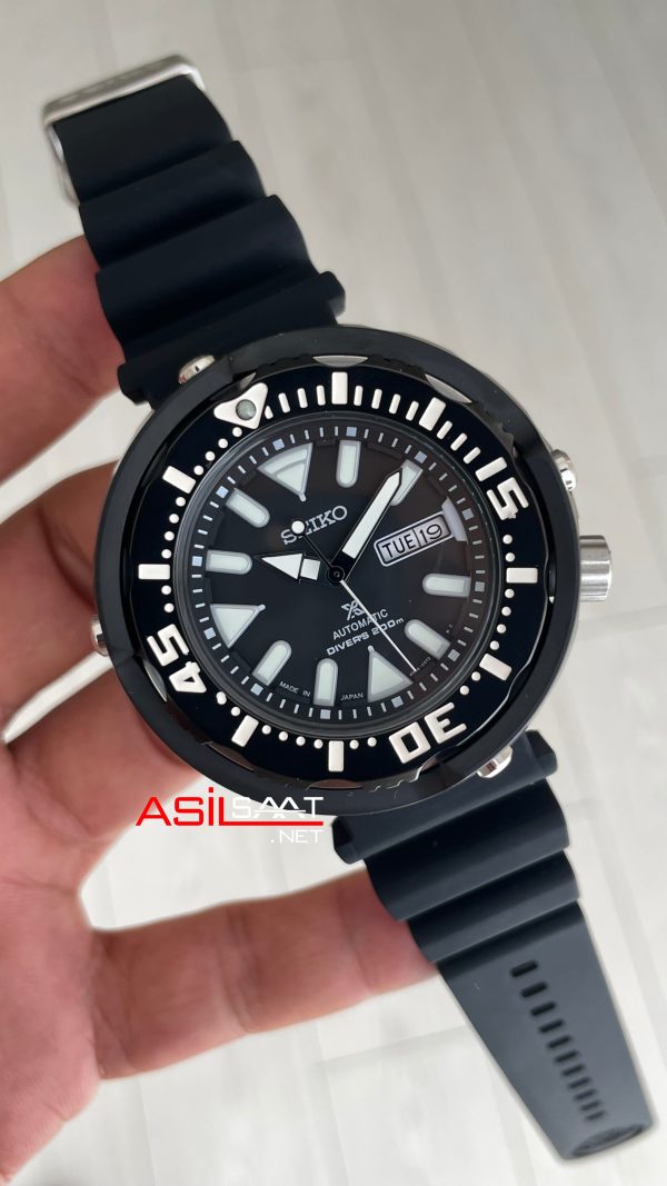 Seiko Prospex Tuna Diver's 200M Black Ceramic 51mm Erkek Kol Saati Seiko Prospex Tuna Diver's 200M Black Ceramic 51mm Erkek Kol Saati