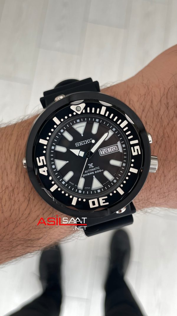Seiko Prospex Tuna Diver's 200M Black Ceramic 51mm Erkek Kol Saati Seiko Prospex Tuna Diver's 200M Black Ceramic 51mm Erkek Kol Saati
