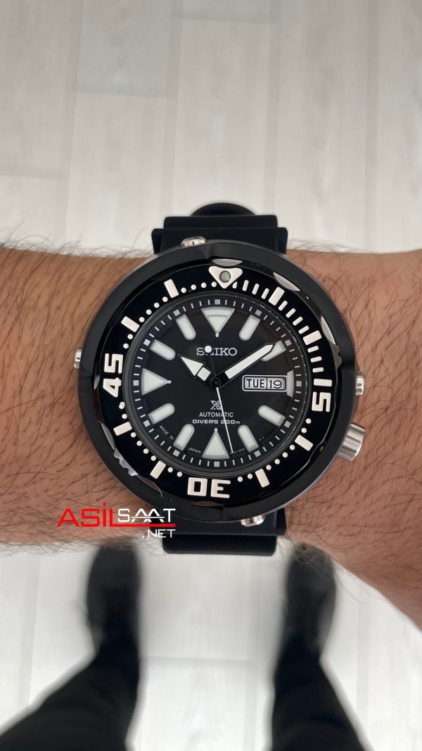Seiko Prospex Tuna Diver's 200M Black Ceramic 51mm Erkek Kol Saati Seiko Prospex Tuna Diver's 200M Black Ceramic 51mm Erkek Kol Saati