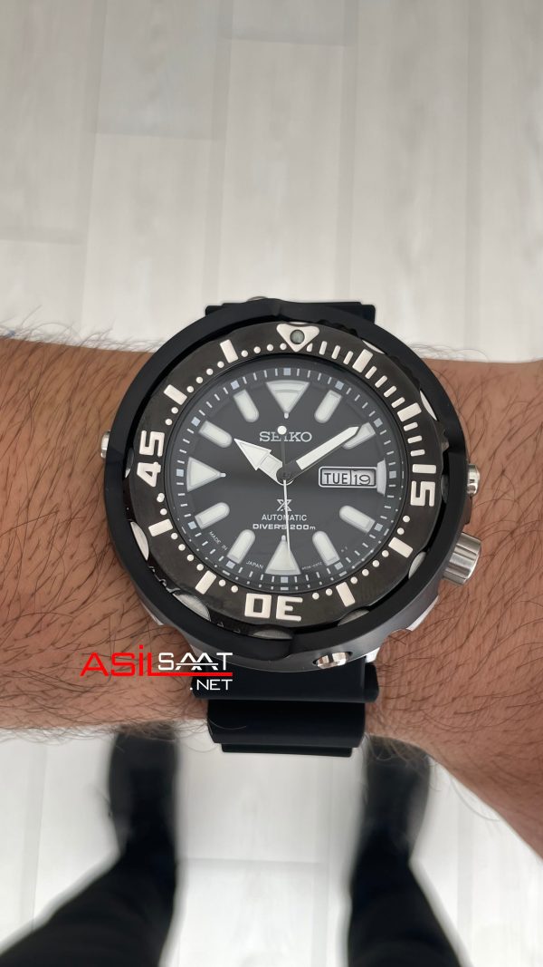 Seiko Prospex Tuna Diver's 200M Black Ceramic 51mm Erkek Kol Saati Seiko Prospex Tuna Diver's 200M Black Ceramic 51mm Erkek Kol Saati