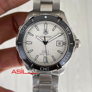 TAG Heuer Aquaracer Calibre 5 Beyaz Kadran 43mm 2824-2 Swiss ETA Saat
