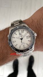 TAG Heuer Aquaracer Calibre 5 Beyaz Kadran 43mm 2824-2 Swiss ETA Saat