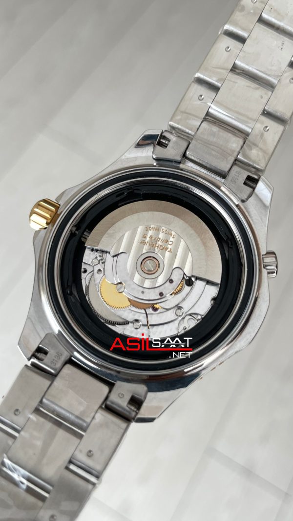 TAG Heuer Aquaracer Calibre 5 Siyah Kadran 41mm Two Tone Gold 2824 Swiss ETA Saat