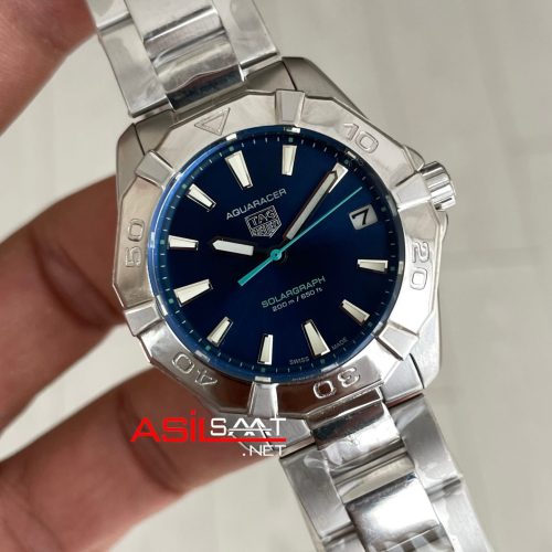 TAG Heuer Aquaracer Solargraph Mavi 32mm Replika Saat